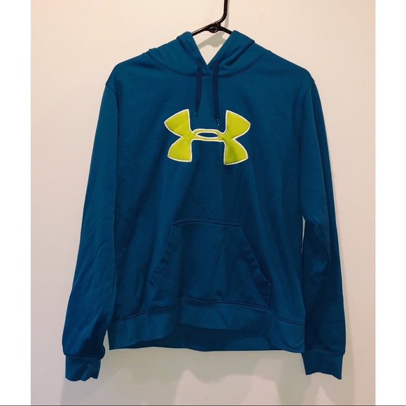 Blue and Green Under Armour Sweatshirt - Picture 1 of 3